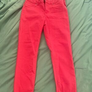 Blue Spice Women's Skinny Jeans - Vibrant Red